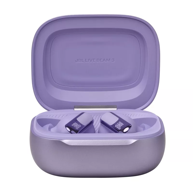 JBL Live Beam 3 Auriculares Inalámbricos In-Ear Llamadas/Música/Deporte/Uso diario Bluetooth Morado
