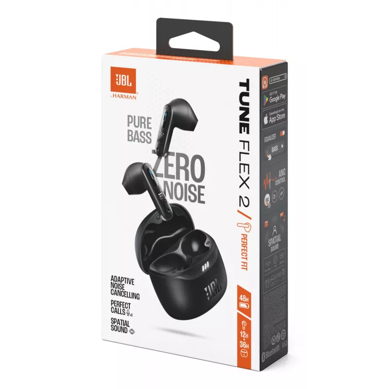 JBL Tune Flex 2 Auriculares True Wireless Stereo (TWS) In-Ear Llamadas/Música Bluetooth Negro