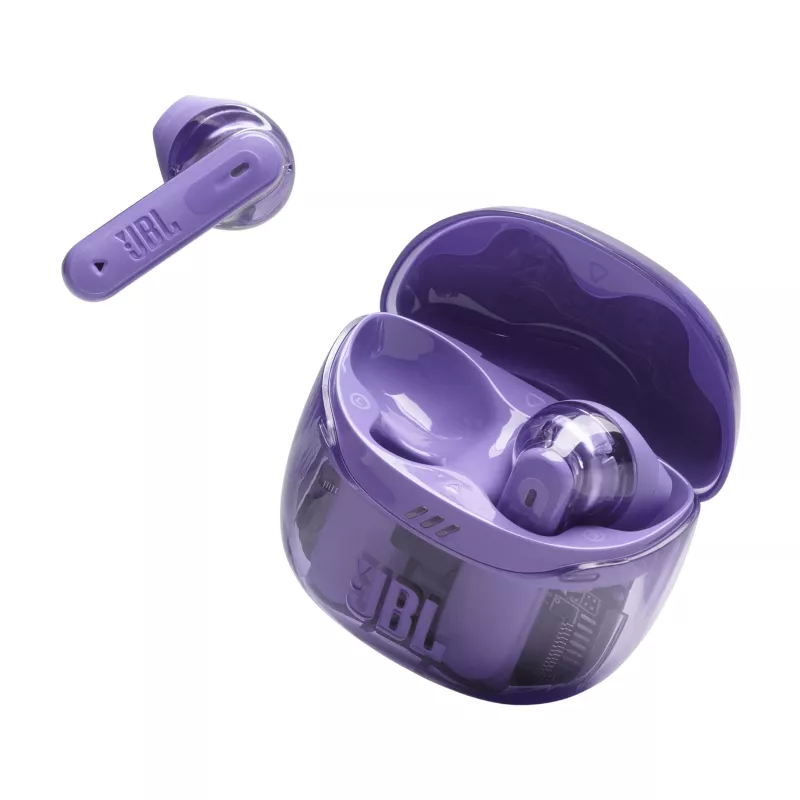 JBL Tune Flex 2 Ghost Edition Auriculares True Wireless Stereo (TWS) In-Ear Llamadas/Música Bluetooth Morado