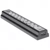 Hub USB Manhattan USB-A 10 puertos, 480 Mbit/s, Negro