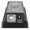 Hub USB Manhattan USB-A 10 puertos, 480 Mbit/s, Negro