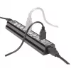 Hub USB Manhattan USB-A 10 puertos, 480 Mbit/s, Negro