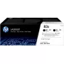 Cartuchos de tóner HP 83X (CF283XD) pack de 2 alto rendimiento negro para impresoras LaserJet, 2200 páginas (negro)