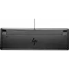 HP Teclado USB Premium, tamaño completo (100 %), con cable, USB, membrana, negro