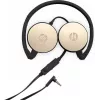 HP Auriculares estéreo H2800 (negro con dorado seda), con cable, llamadas/música, 125 g, auriculares, negro, dorado