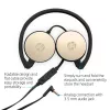 HP Auriculares estéreo H2800 (negro con dorado seda), con cable, llamadas/música, 125 g, auriculares, negro, dorado