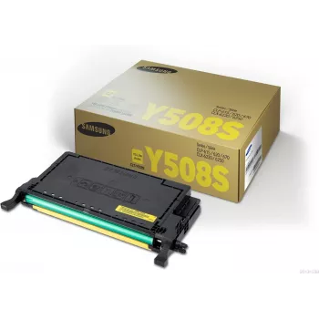 Tóner amarillo Samsung CLT-Y5082S – láser color, 2000 páginas, 1 unidad
