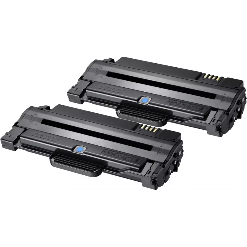 Samsung MLT-P1052A Pack de 2 cartuchos de tóner de alto rendimiento, negro, 5000 páginas, 2 uds.