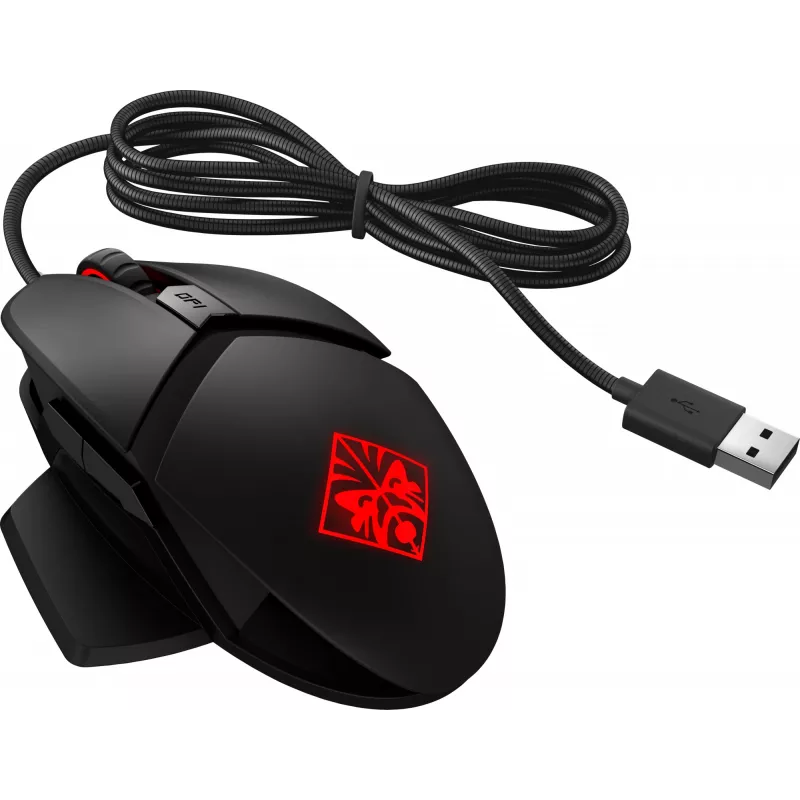 HP OMEN by Reactor Ratón, diestro, óptico, USB Type-A, 16000 DPI, 0,2 ms, negro