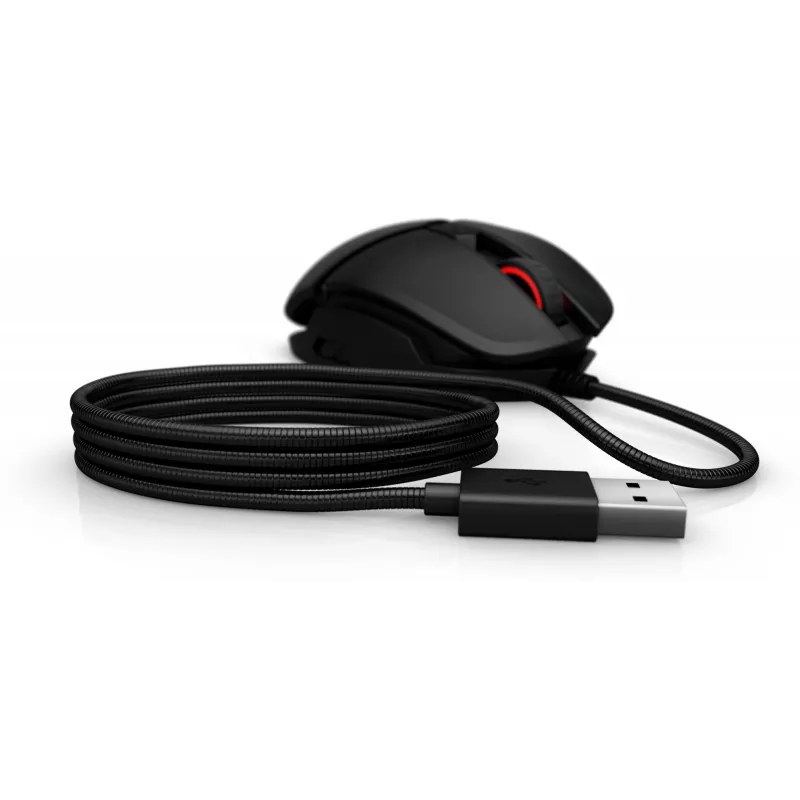 HP OMEN by Reactor Ratón, diestro, óptico, USB Type-A, 16000 DPI, 0,2 ms, negro