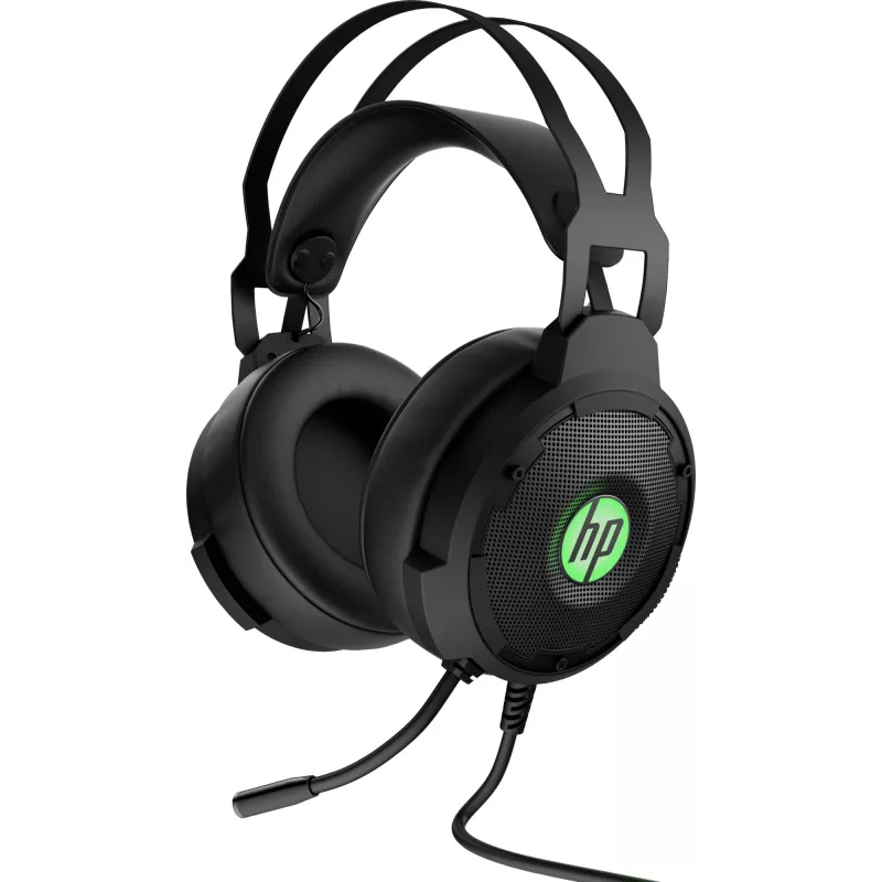 HP Pavilion Gaming Auriculares 600, con cable, gaming, 360 g, auriculares, negro, verde