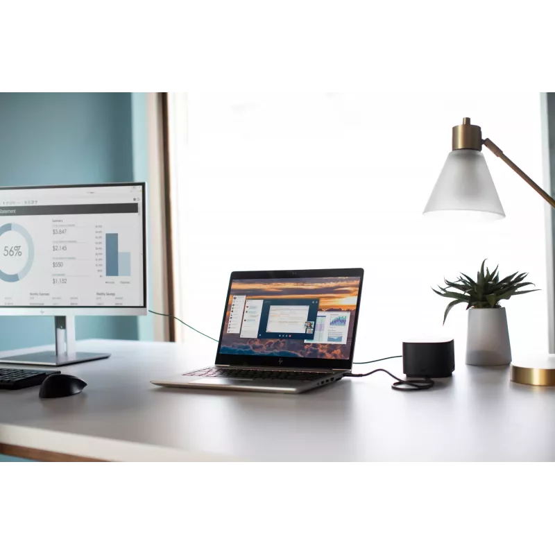 HP Thunderbolt Dock G2 con cable combo, con cable, Thunderbolt, negro, Kensington, China, HP