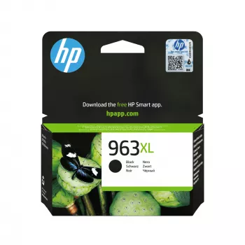 HP 963XL Cartucho de tinta original negro de alta capacidad, negro, 1 ud., 2000 páginas