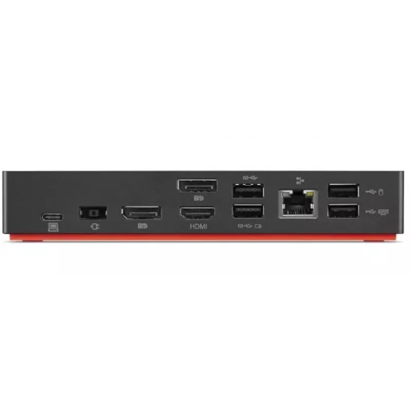 Lenovo ThinkPad USB-C Dock Gen 2 con cable USB 3.2 Gen 1 (3.1 Gen 1) Type-C negro