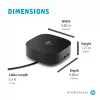 HP USB-C Dock G5, con cable, USB 3.2 Gen 1 (3.1 Gen 1) Type-C, negro, negro, China, Tailandia, México, HP