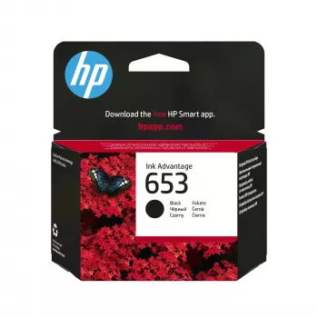 HP 653 Negro Cartucho original Ink Advantage