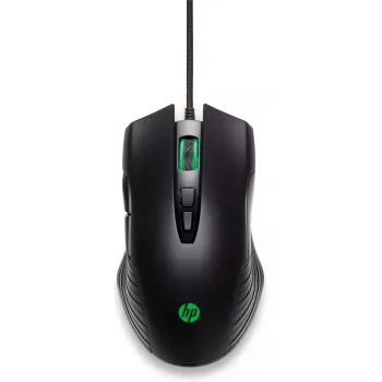 HP X220 Ratón gaming retroiluminado, ambidiestro, óptico, USB Type-A, 3600 DPI, negro