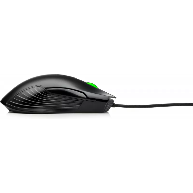 HP X220 Ratón gaming retroiluminado, ambidiestro, óptico, USB Type-A, 3600 DPI, negro