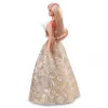 Muñeca Barbie Signature 2025 Holiday Fashion, muñeca coleccionable de temporada, rubia con vestido plateado y dorado