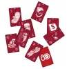 UNO Mattel 80th Ruby Red juego de cartas para niños y tardes en familia