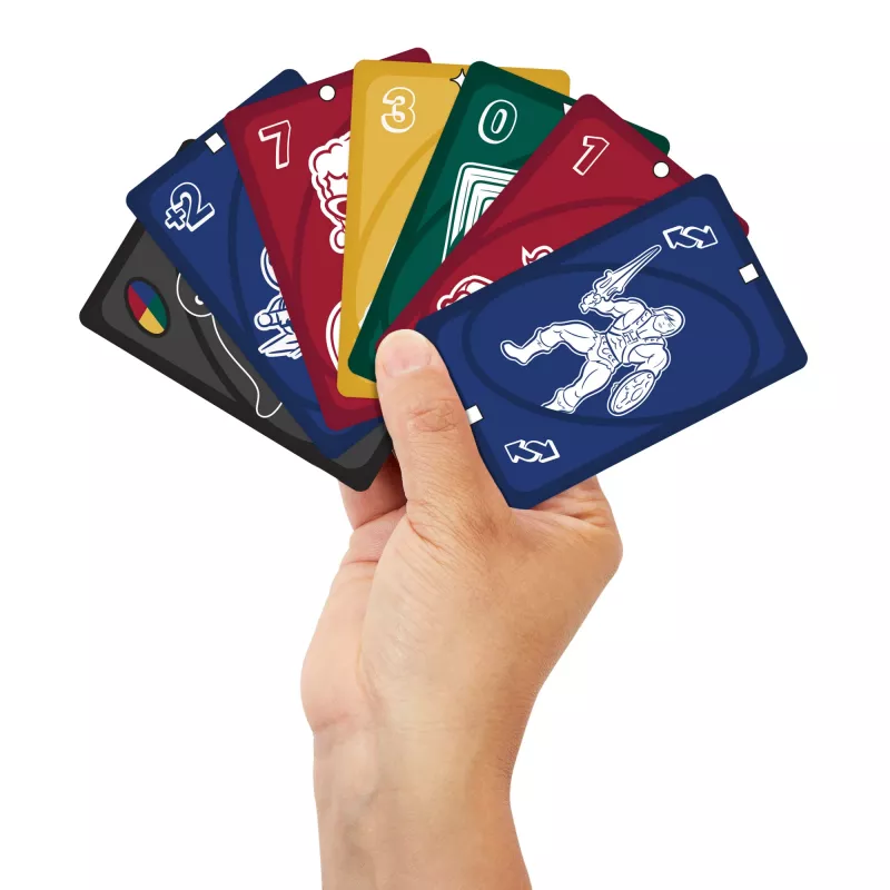 UNO Mattel 80th Ruby Red juego de cartas para niños y tardes en familia