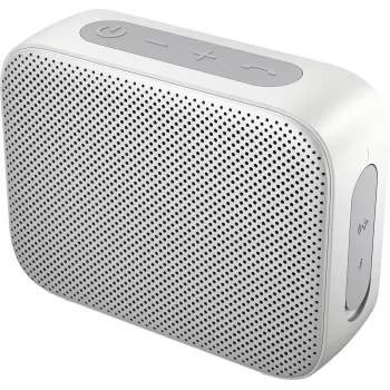 HP Plateado Altavoz Bluetooth 350, inalámbrico, blanco, universal, batería integrada, 180 g, 78,5 mm