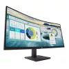 HP P34hc G4 Monitor curvo WQHD USB-C, 86,4 cm (34 inch), 3440 x 1440 píxeles, Wide Quad HD, LCD, 5 ms, negro