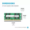 HP 286H5AA Módulo de memoria 4 GB 1 x 4 GB DDR4 260-Pin SO-DIMM