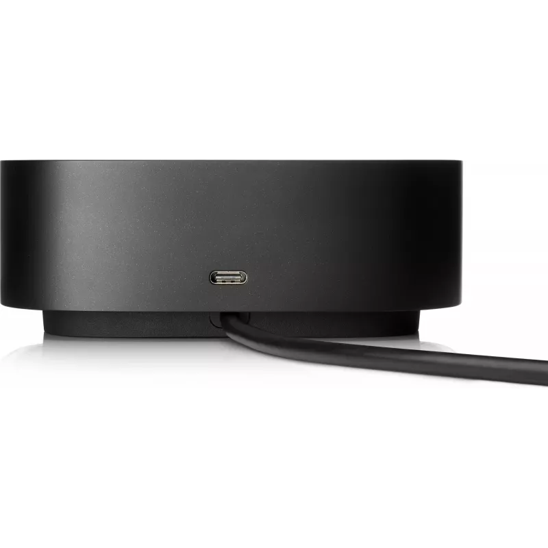 HP USB-C Dock G5, con cable, USB 3.2 Gen 1 (3.1 Gen 1) Type-C, negro, negro, China, compatible con portátiles HP, ordenadores MacBook y otros portátiles.[2]