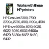 HP 305 Pack de 2 Cartuchos de tinta originales, negro, cian, magenta, amarillo, tinta a base de colorante, tinta a base de pigmento, 2 uds., 120 páginas, 100 páginas