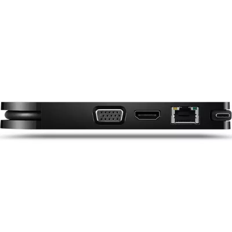 Lenovo 4X91H02421 Hub de interfaz USB Type-C 5000 Mbit/s negro