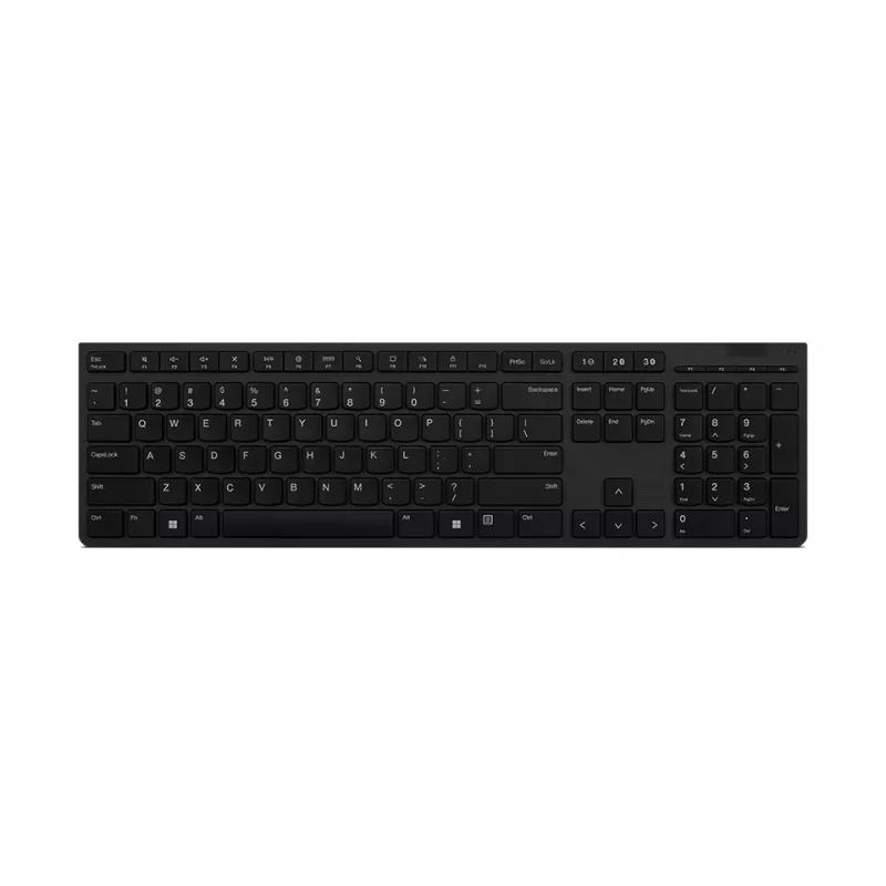 Lenovo 4Y41K04031 Teclado de oficina RF Wireless + Bluetooth inglés de EE. UU. gris
