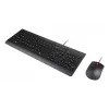 Conjunto de teclado y ratón USB de tamaño completo con cable Lenovo 4X31R64409 — Diseño al 100 %, cable de 1,8 m, negro, danés