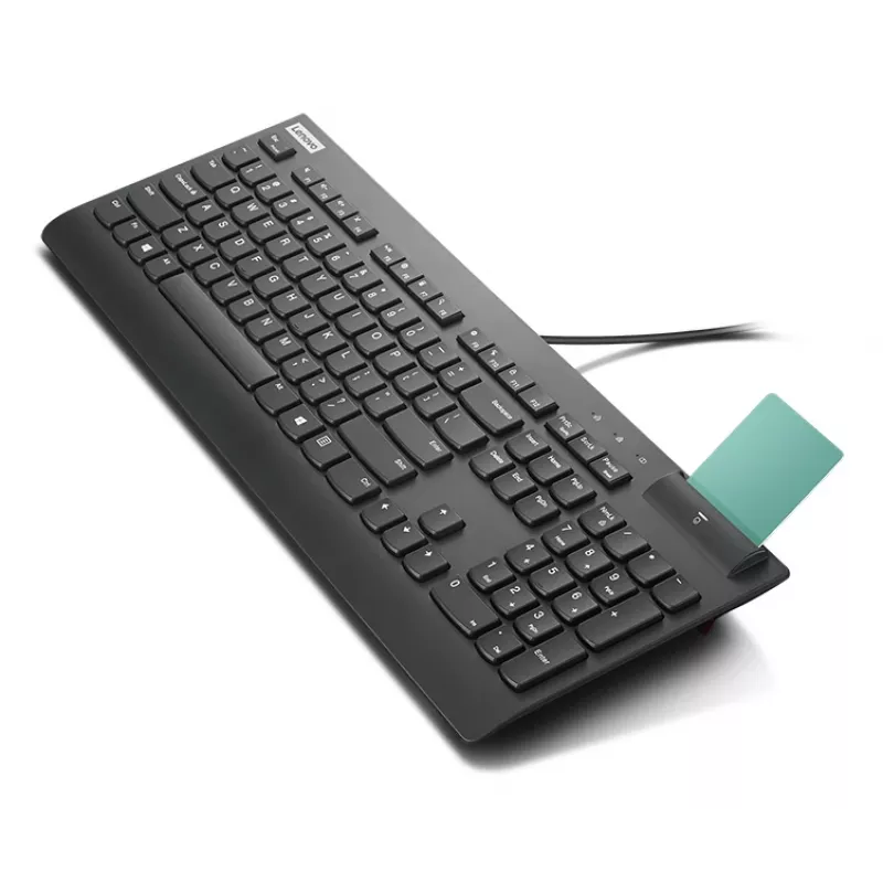 Lenovo Smartcard Wired II Teclado Hogar/Oficina USB nórdico negro