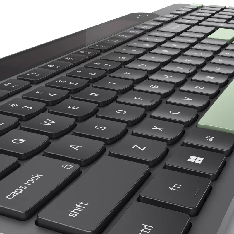 Lenovo 4Y41R69515 Teclado Hogar/Oficina Bluetooth belga, francés negro, verde