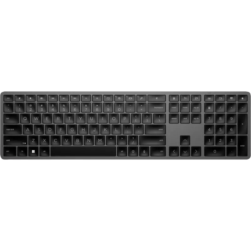 HP 975 Dual-Mode Teclado inalámbrico de tamaño completo RF Wireless Bluetooth negro