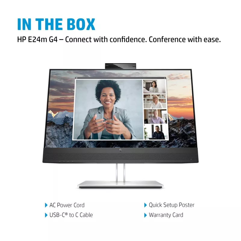 HP E24m G5 monitor Full HD de 23,8 pulgadas, 1920x1080 (40Z32E9#ABB)
