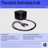 HP Thunderbolt Dock 280W G4 Estación de acoplamiento con cable Thunderbolt 4 Negro