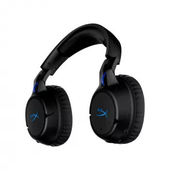 HyperX Cloud Flight - Auriculares gaming inalámbricos (Negro-Azul) - PS5-PS4