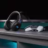 HyperX Cloud Flight - Auriculares gaming inalámbricos (Negro-Azul) - PS5-PS4
