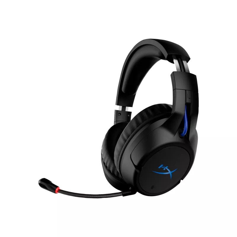 HyperX Cloud Flight - Auriculares gaming inalámbricos (Negro-Azul) - PS5-PS4