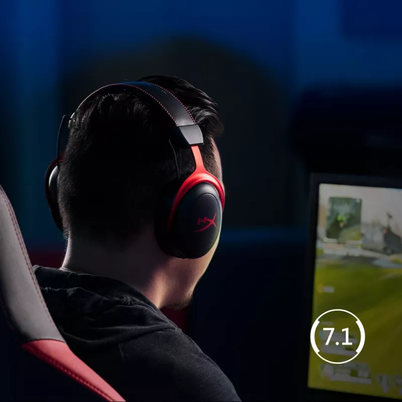 HyperX Cloud II Wireless - Auriculares gaming (Negro-Rojo)