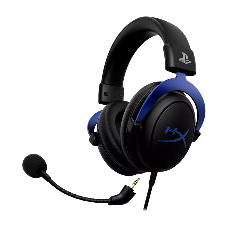 HyperX Cloud - Auriculares gaming - PS5-PS4 (Negro-Azul)