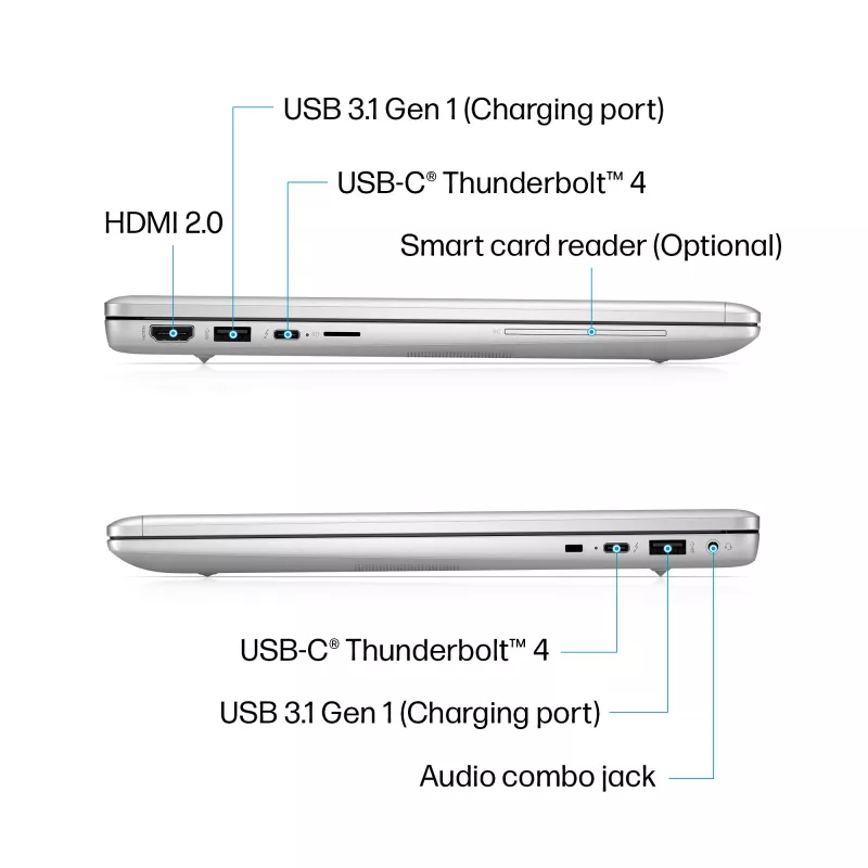 HP Elite c640 G3 Intel® Core™ i5 i5-1245U Chromebook 35,6 cm (14 inch) Full HD 16 GB LPDDR4x-SDRAM 256 GB SSD Wi-Fi 6 (802.11ax) ChromeOS Plata