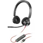 Auriculares HP Poly Poly Blackwire 3320 USB-A, con cable, oficina/call center, 130 g, auriculares, negro