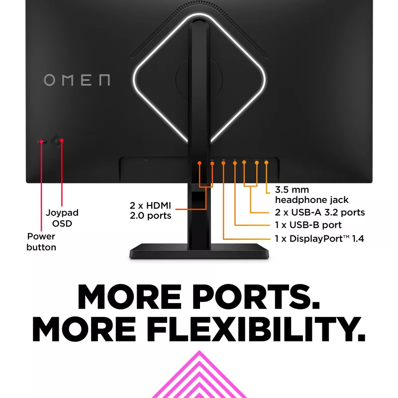 Monitor gaming OMEN by HP 27 inch QHD 240Hz - OMEN 27qs