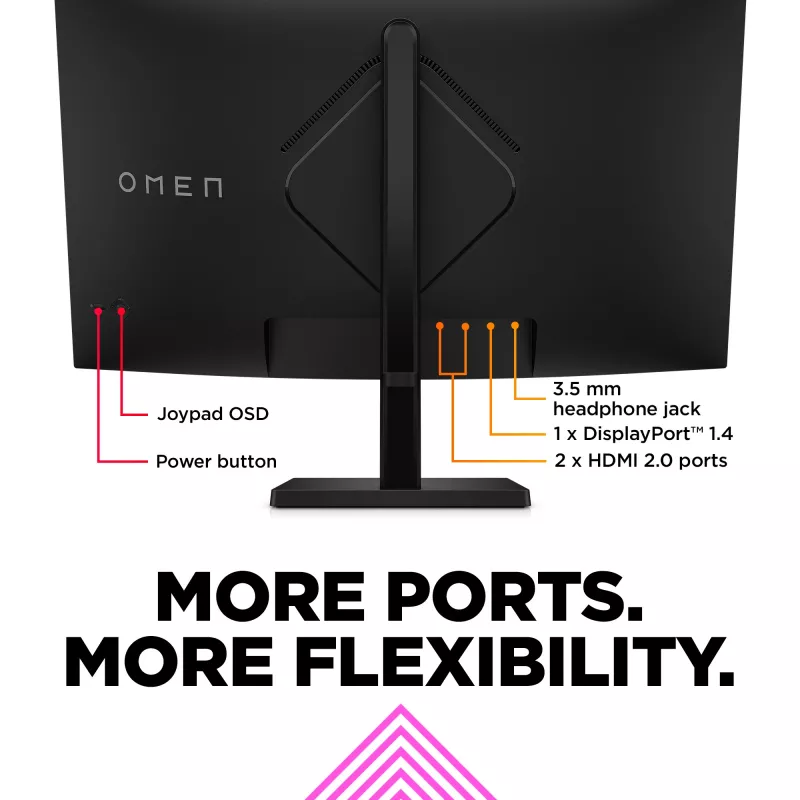 OMEN by HP 31,5 pulgadas QHD 165Hz monitor gaming curvo - OMEN 32c (reacondicionado)