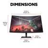 OMEN by HP 31,5 pulgadas QHD 165Hz monitor gaming curvo - OMEN 32c (reacondicionado)