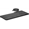 Teclado HP 405 multidispositivo con cable y retroiluminación, tamaño completo (100%), con cable, USB, membrana, negro