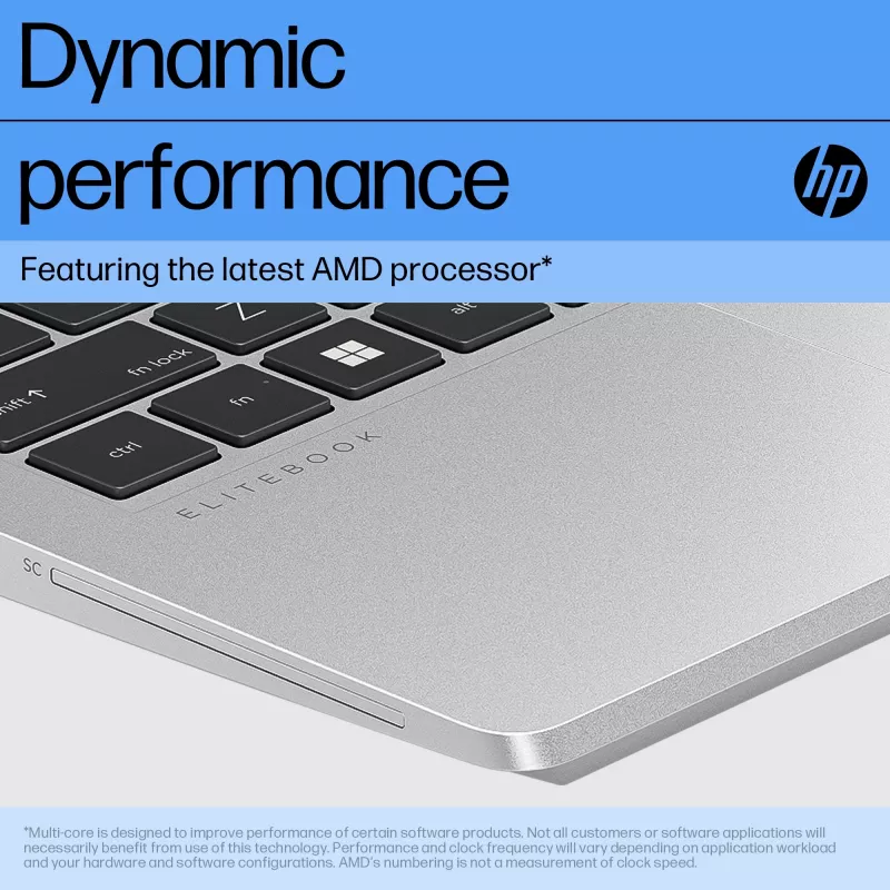 Portátil HP EliteBook 645 G10 AMD Ryzen™ 5 7530U 35,6 cm (14 inch) Full HD 8 GB DDR4-SDRAM 256 GB SSD Wi-Fi 6E (802.11ax) Windows 11 Pro plata